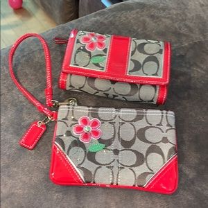 Coach wallet/wristlet bundle.